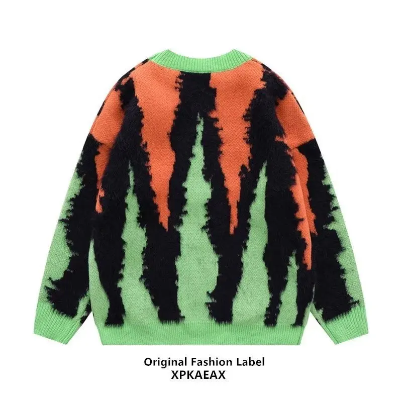 

Новинка 2025, мужская, ретро, уличная цифровая 3D-печать, персонализированный жареный уличный свитер