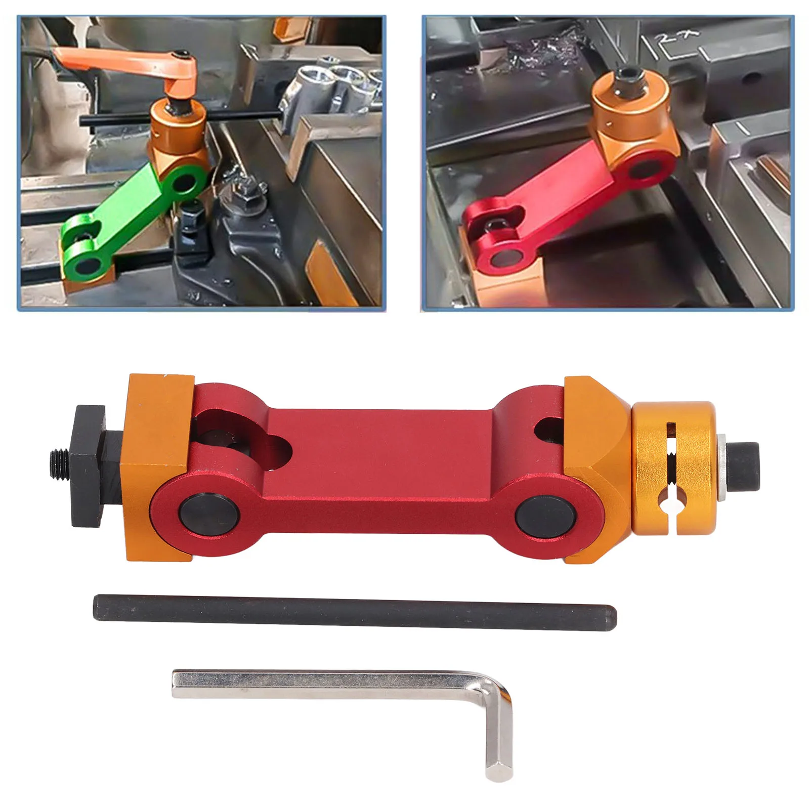 CNC Work Stop Locator Adjustable Vise Stop Limiter Mill Machine Workpiece for T Slot CNC Work Stop Locator