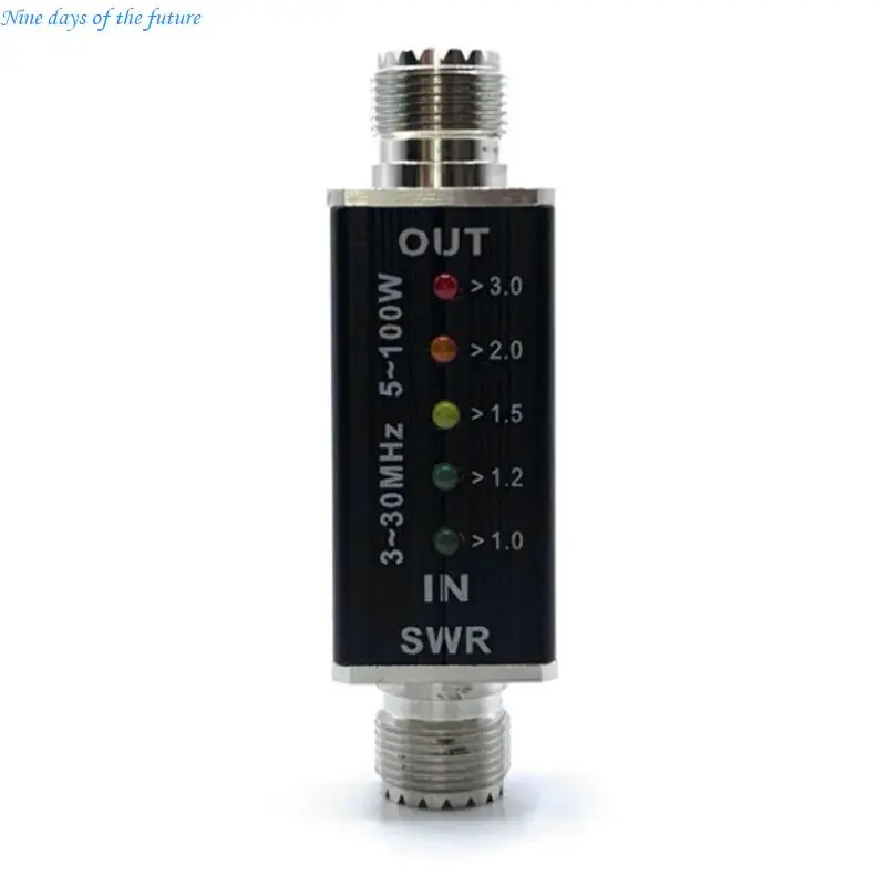 3-30MHz Shortwave Meter 5W-100W Shortwave Standing Waves RF-tap Power E65A