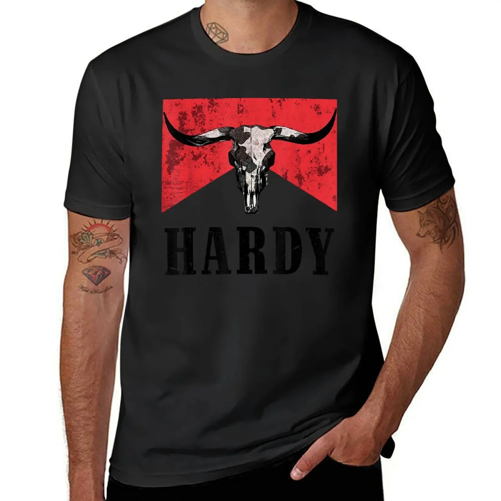 Hardy I Woke Up On The Wrong Side Of The Truck Bed Western T-Shirt blacks sublime funnys mens clothes