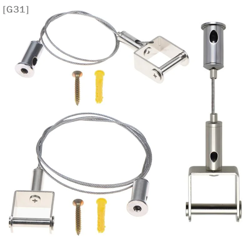 Wire  Suspension Buckle, Invisible Hanging Clip Lanyard Lock Advertising Sign,24mm Widened Clamp, Suitable For 20mm Board[G31]