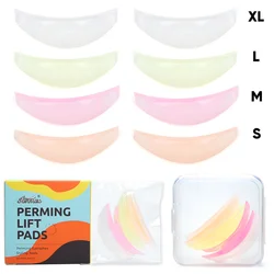 4 Sizes Eyelash Perming Curler Lift Pads Silicone L Curl Lashes Perm Pads Rods Shield For Lifting Eyelashes Makeup Beauty Tool