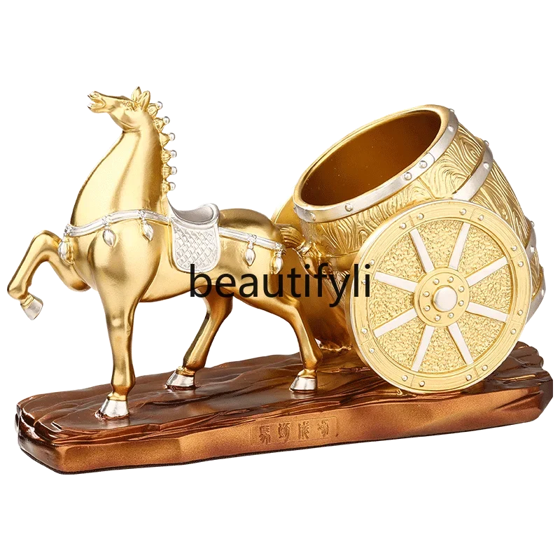 Horse red wine rack ornament light luxury living room wine cabinet dining side cabinet decoration creative housewarming gift