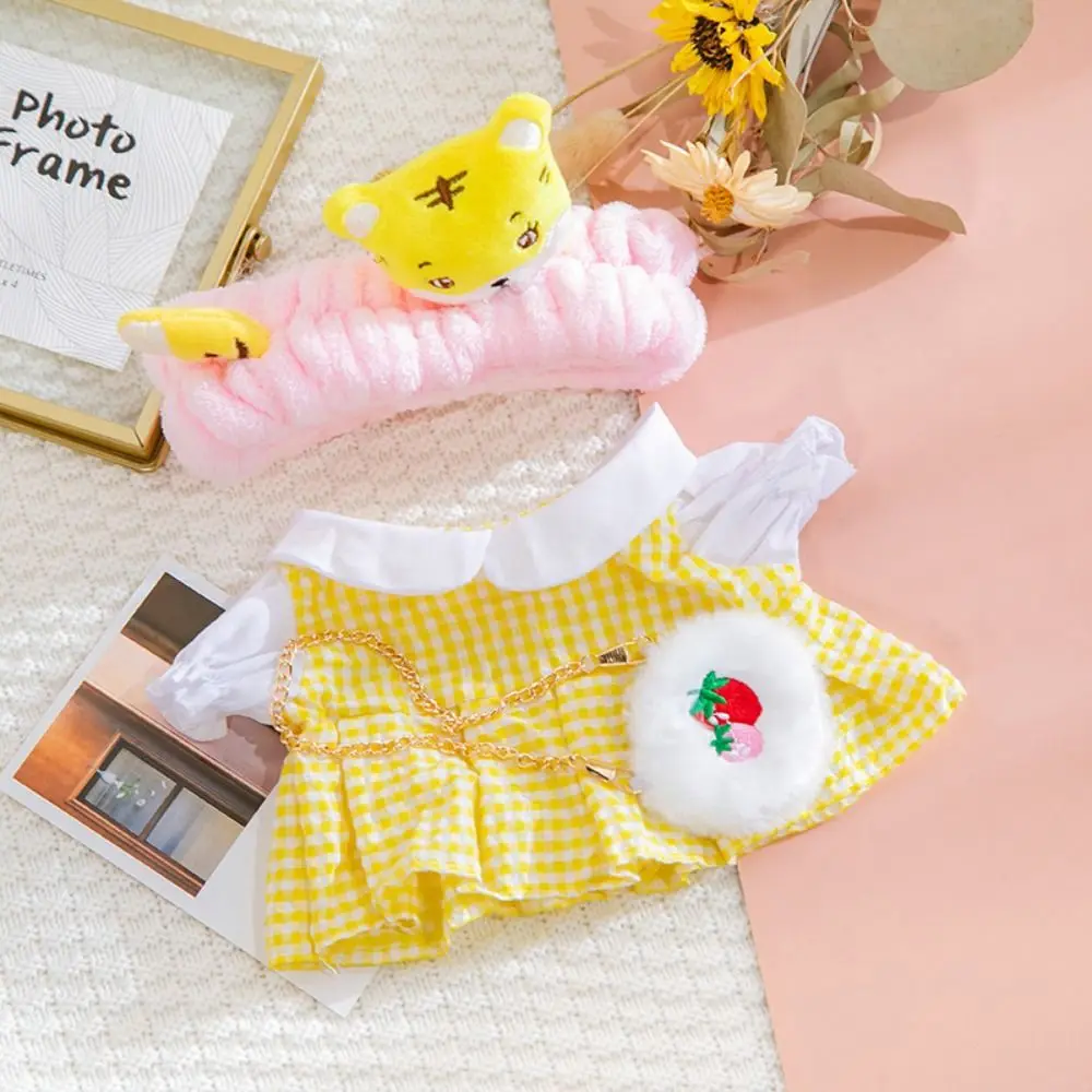 

Doll Cloth Accessories LaLafanfan Cafe Clothes DIY Clothing Dress Up Ducks Doll Clothes Kawaii 30cm Yellow Duck Clothes