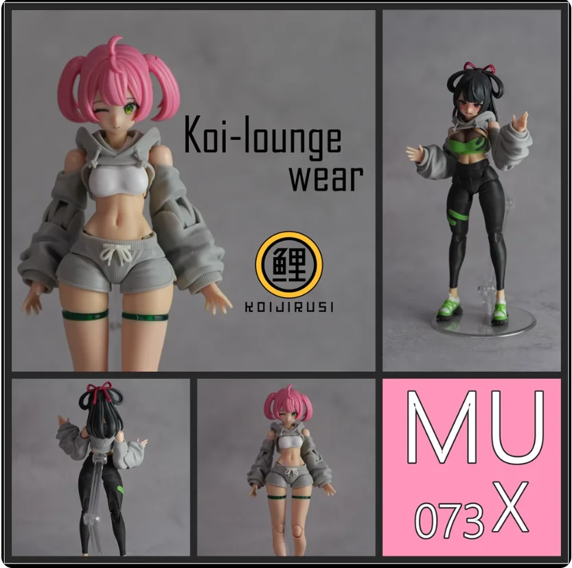 

SH STUDIO MU073X 1/12 Soldier Goddess Device BUSTERDOLL Long Sleeved Clothing Resin GK Modified Parts Model Accessories In Stock
