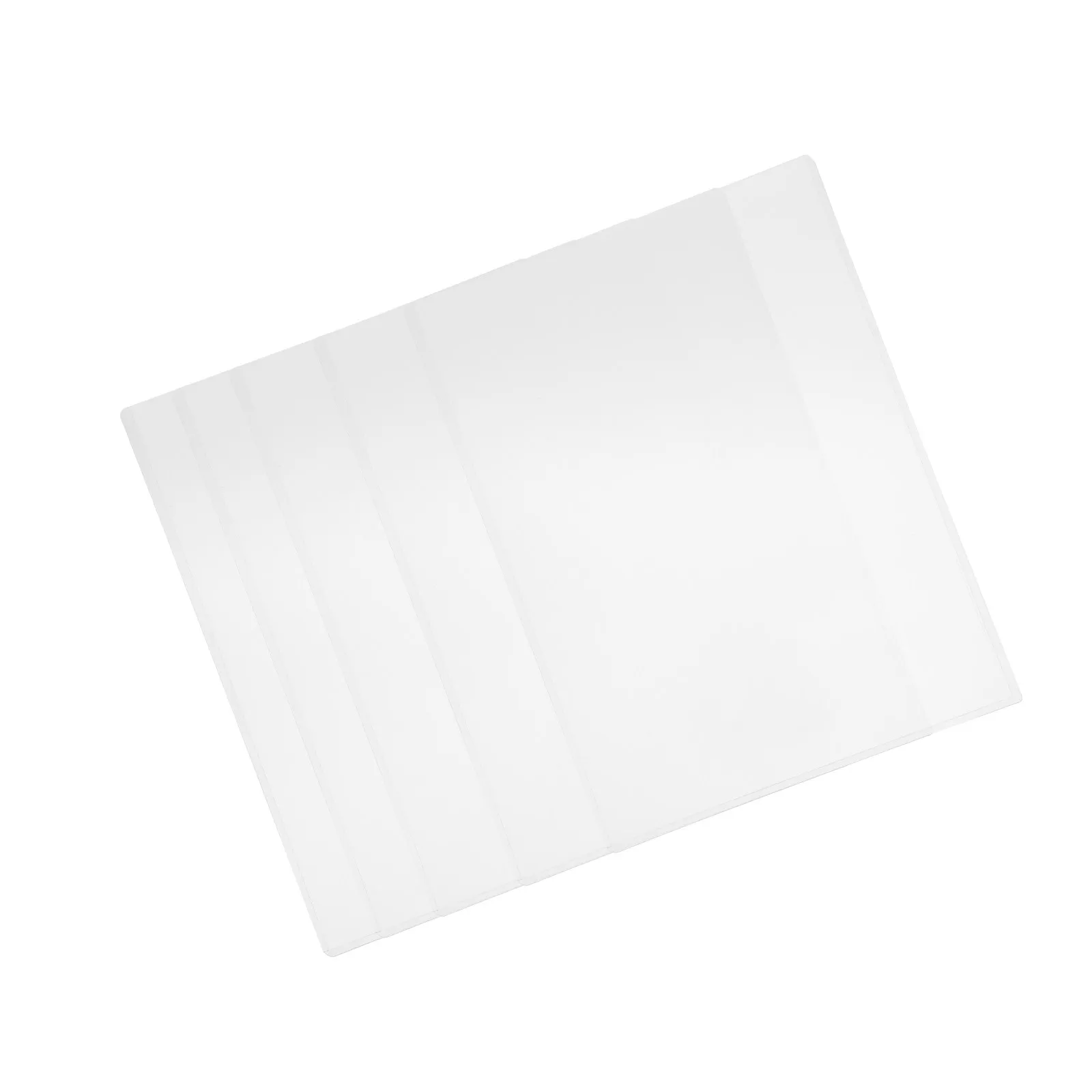 

5Pcs PVC Documents Protective Covers Strong Practicability Certification Protecting Cases Space Saving Overlapping Placement