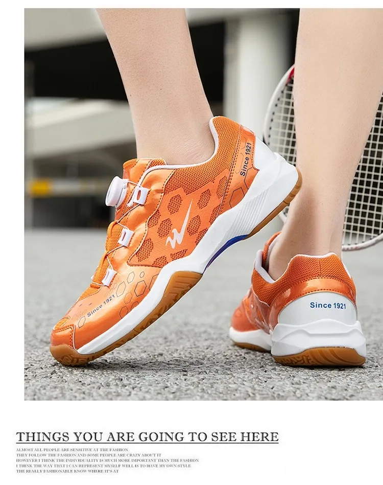 New Trend Women's Badminton Shoes Non-slip Professional Men's Training Shoes