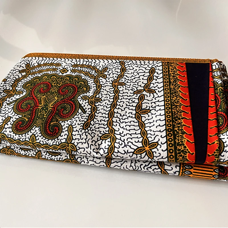 2024 nuovo design tessuto africano Ankara cerato stampato in tessuto Holland tutto cotone 6 metri