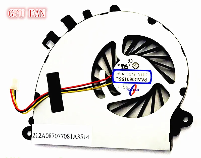 

Новинка для MSI GS70 2PE GS70 2QE GS70 ONC вентилятор GPU PAAD06015SL N269 N197