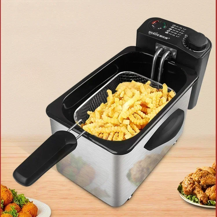 

Deep Frying Pan Household Small Electric Fryer Deep Frying Pan Commercial Fryer Fries Fryer Fried Machine