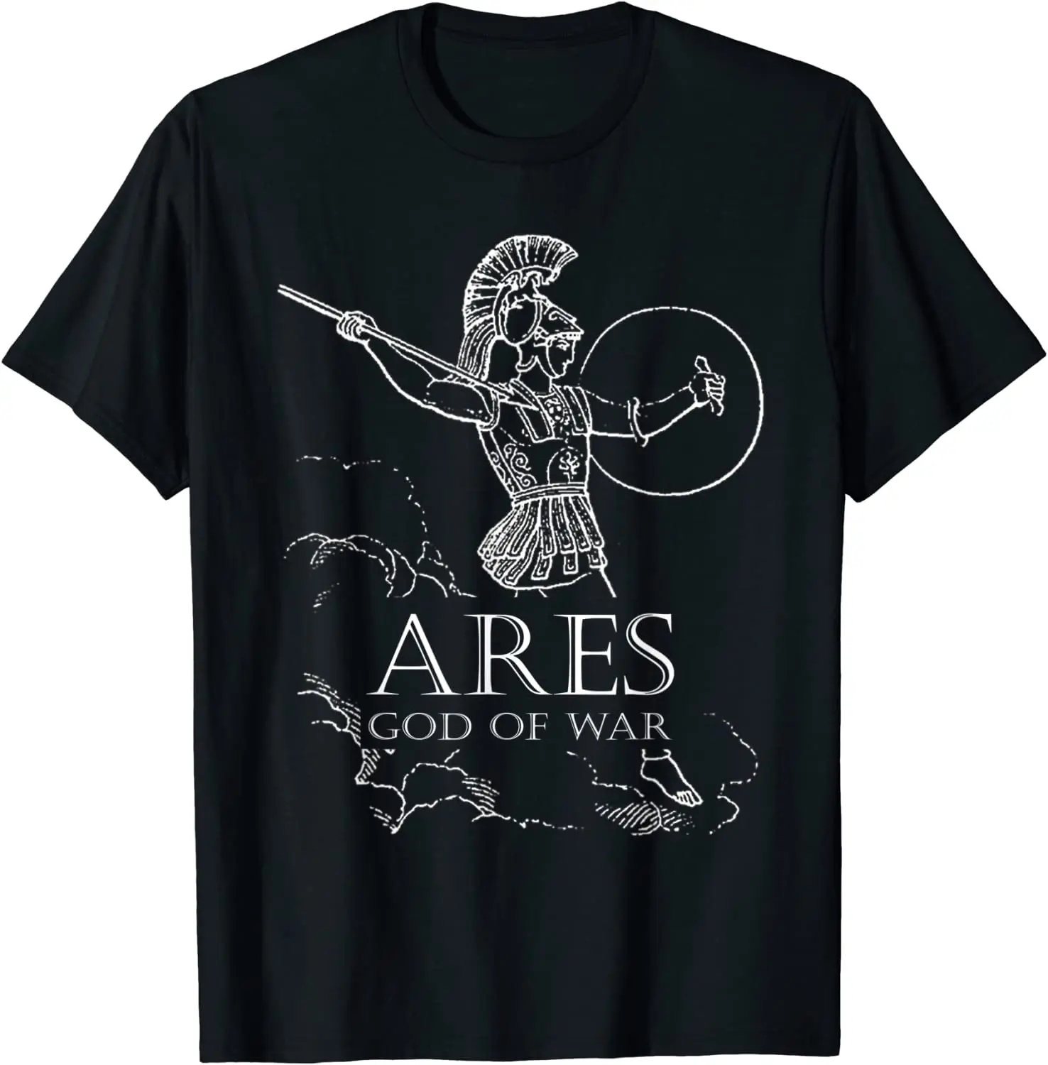 Ares War God Greek Mythology Men T-Shirt Short Sleeve Casual Cotton O-Neck Summer T Shirt Size S-3XL