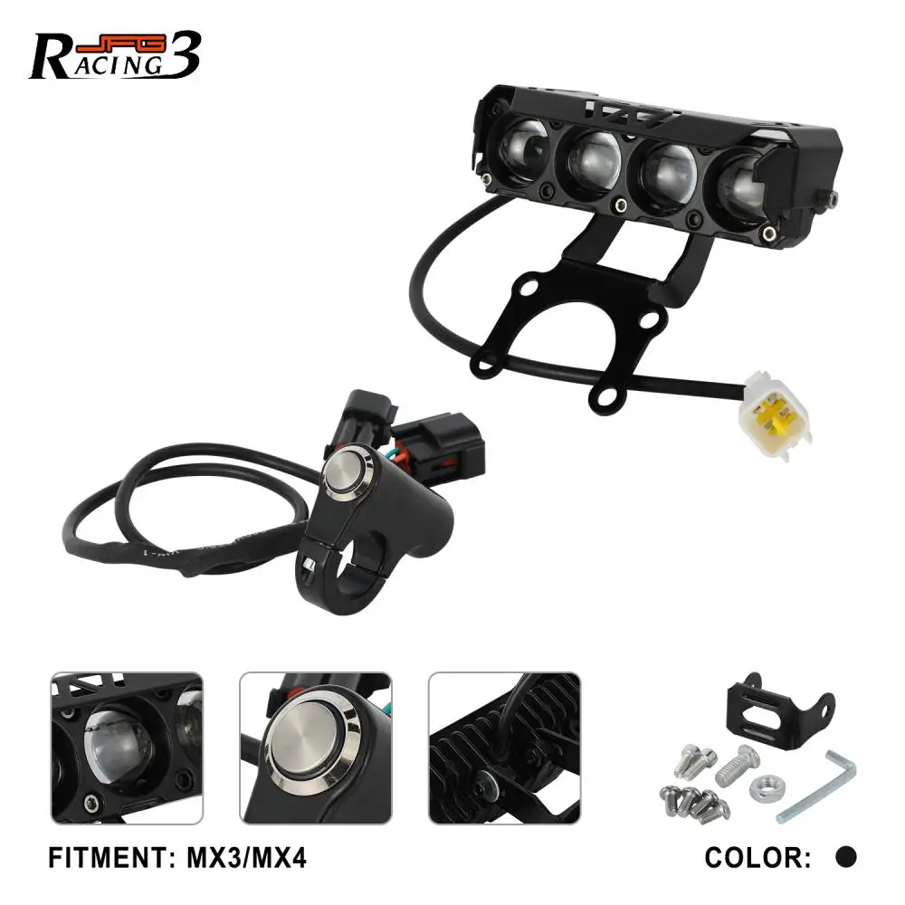 

For Talaria Sting MX3 MX4 MX5 Motorcycles Accessory Headlamp Head Light Switch Waterproof Motocross Dirt Bike Driving Lamp
