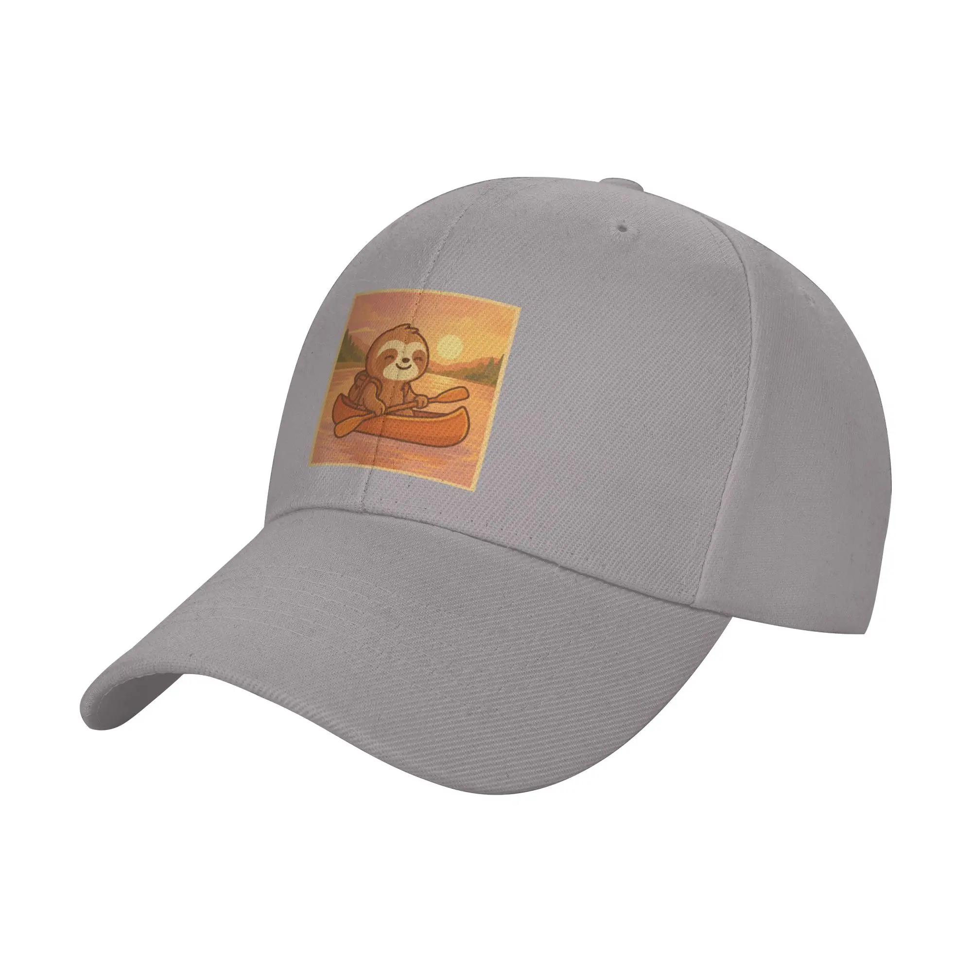 Go with the Flow - Canoe Trendy Baseball Cap Tropical Travel Polyester Snapback Cap