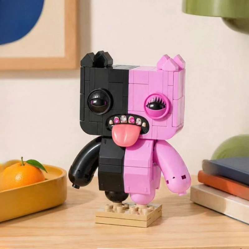 

New Fuggler MAX Pulling Cute Sky Team Blocks Action Mini Trendy Toy Figures Desktop Decoration Best Birthday Gifts for Childrens