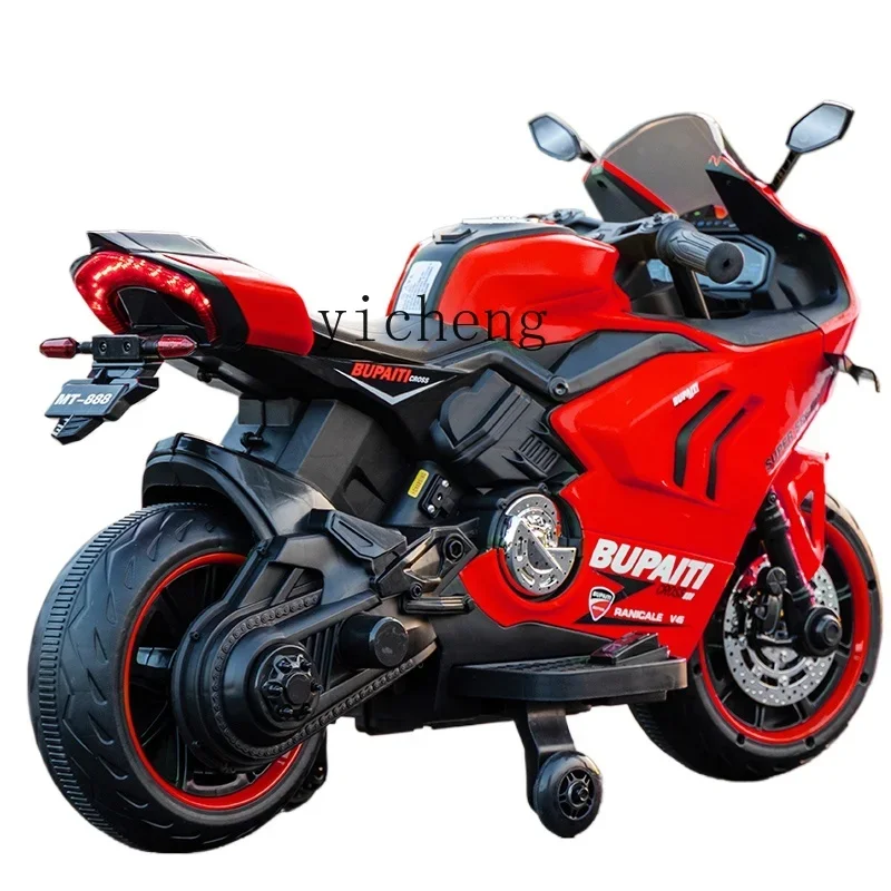 

Tqh Children's Electric Motor 2-3-6 Years Old Boys and Girls Baby Can Sit Chargeable with Remote Control Children's Toy Car