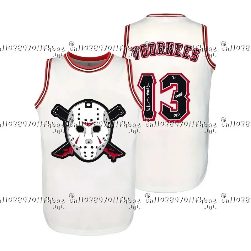 فورهيس # 13 تصميم كرة السلة للرجال جيرسي الخامس الرقبة الرجعية تنفس جولة الرقبة أكمام التدريب الرياضي موحدة الملابس الرياضية