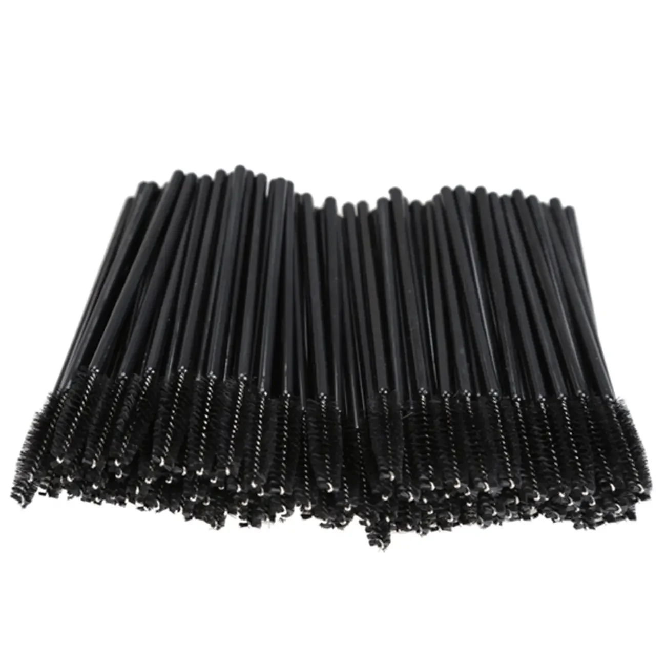 200 pièces brosse à cils jetable Mascara outils Extension, baguettes bobines baguettes bobines pour cils sourcils et maquillage cosmétique