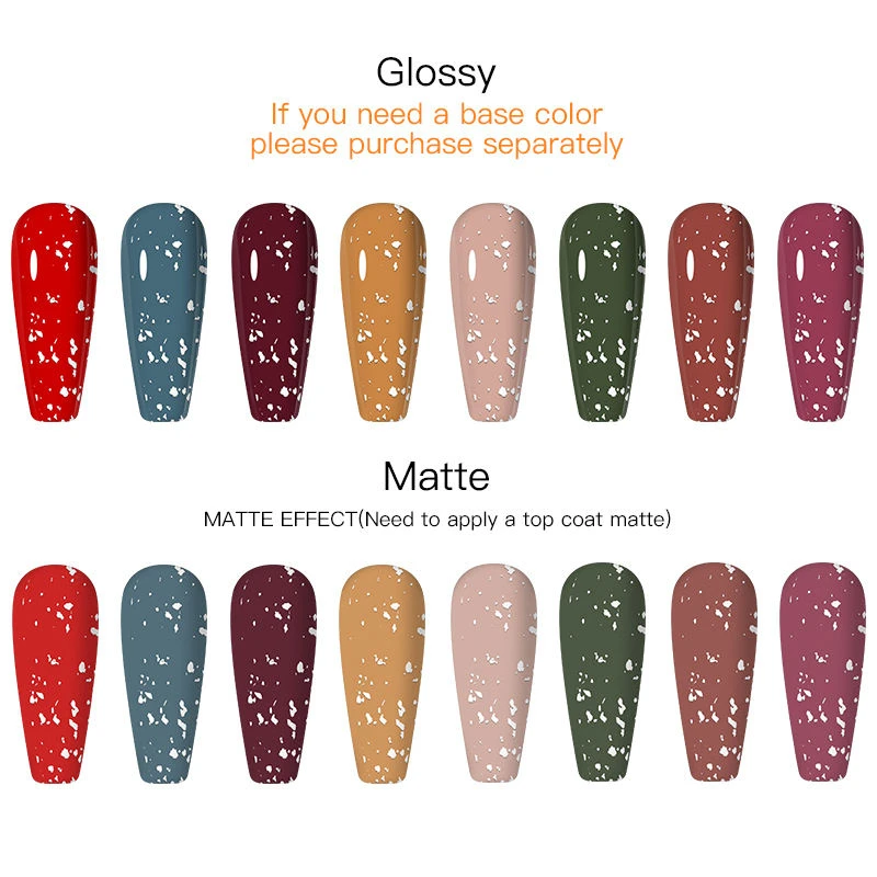 JTING 1 قطعة 15 مللي عالية تألق جودة عالية لامعة ماتي الثلوج معطف فوقي Uv/led جيل للأظافر البولندية #4