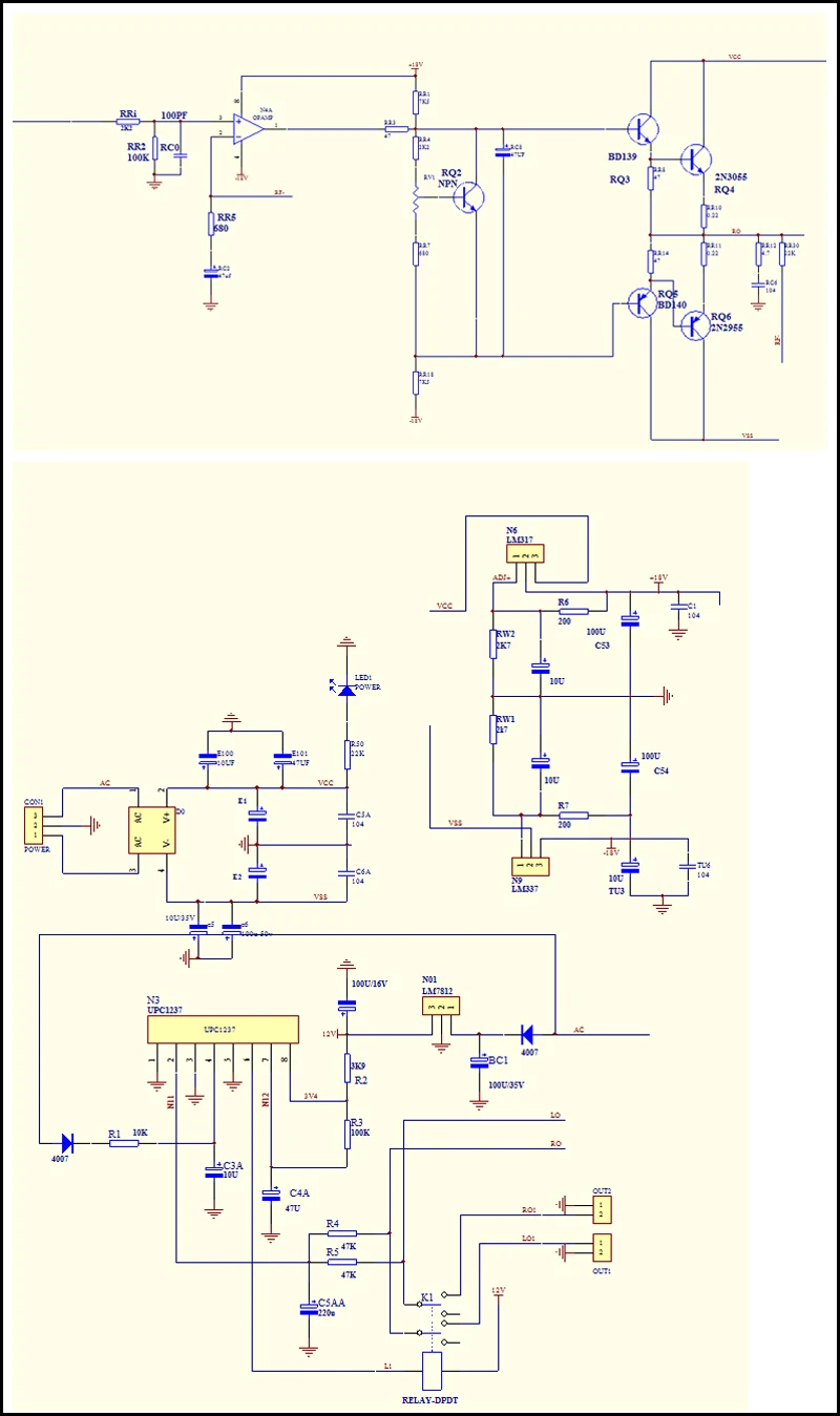 M5 2022 version Metal encapsulated transistor driven Class A 70W power amplifier board