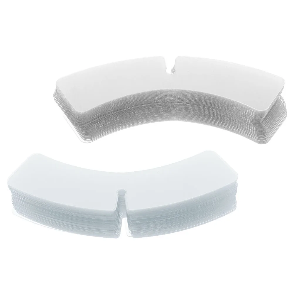 100 Uds. Soportes de cuello de camisa para hombres insertos de soporte de cuello de plástico blanco invisibles duraderos accesorios de la camisa de vestir de viaje