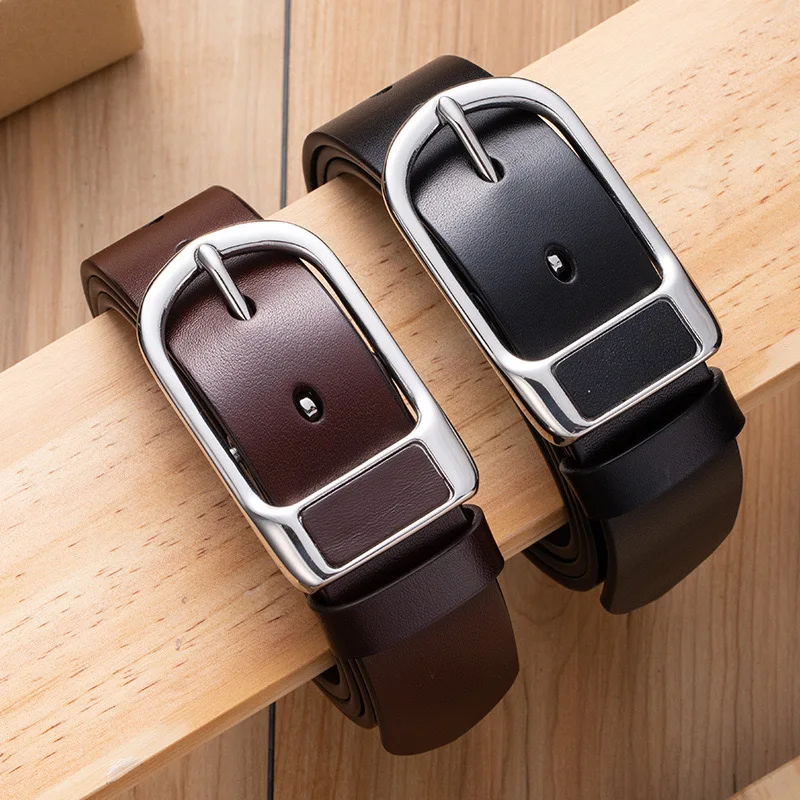 

120CM PU LEATHER Men Casual Leather Belt for Jeans Pants, Fashion Ladies Waist Dress Belt