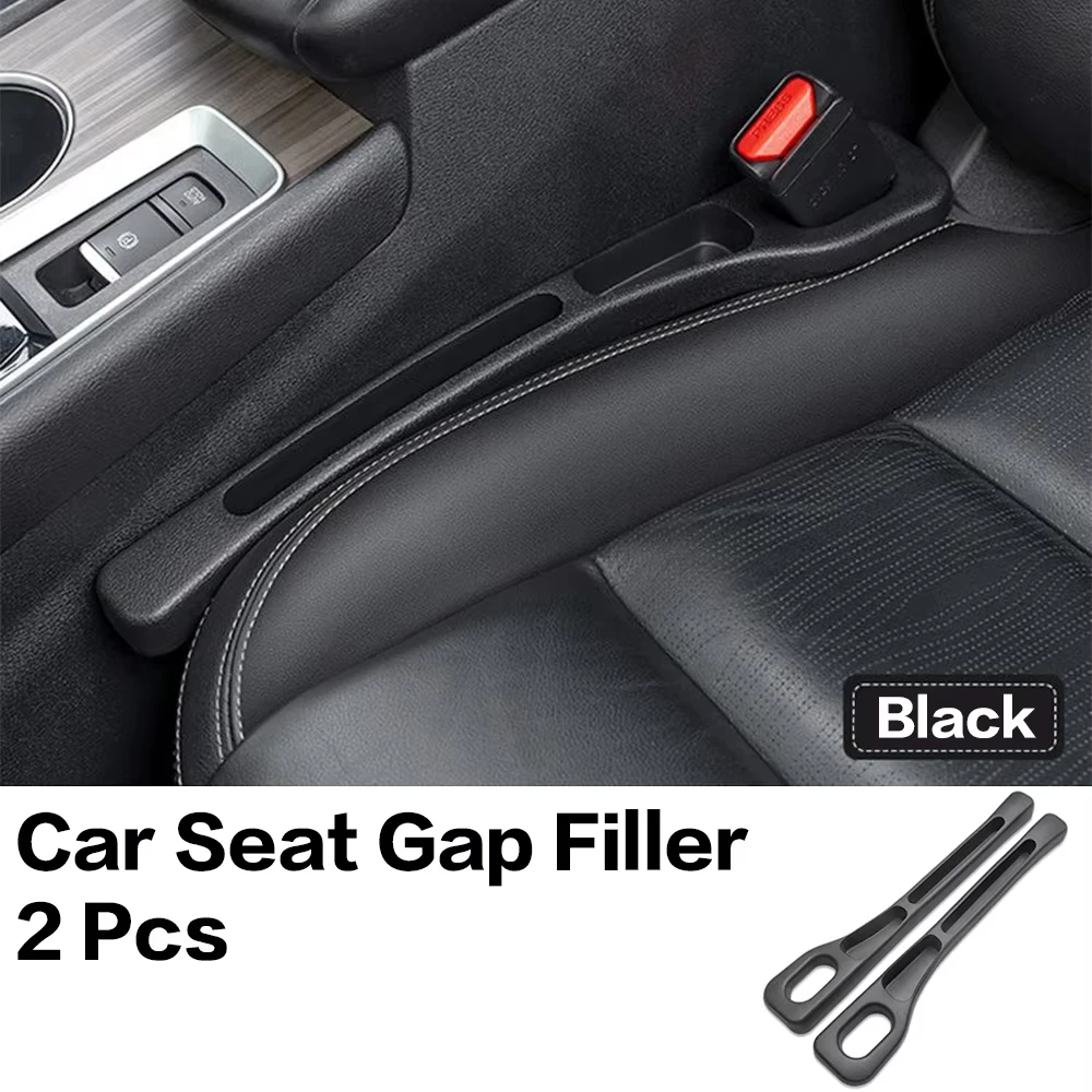 2PCS Auto Sitz Lücke Füllstoff Zwischen Sitze Konsole Organizer Sitz Spalt Lagerung Box Tasche Dekoration Innen Auto Zubehör