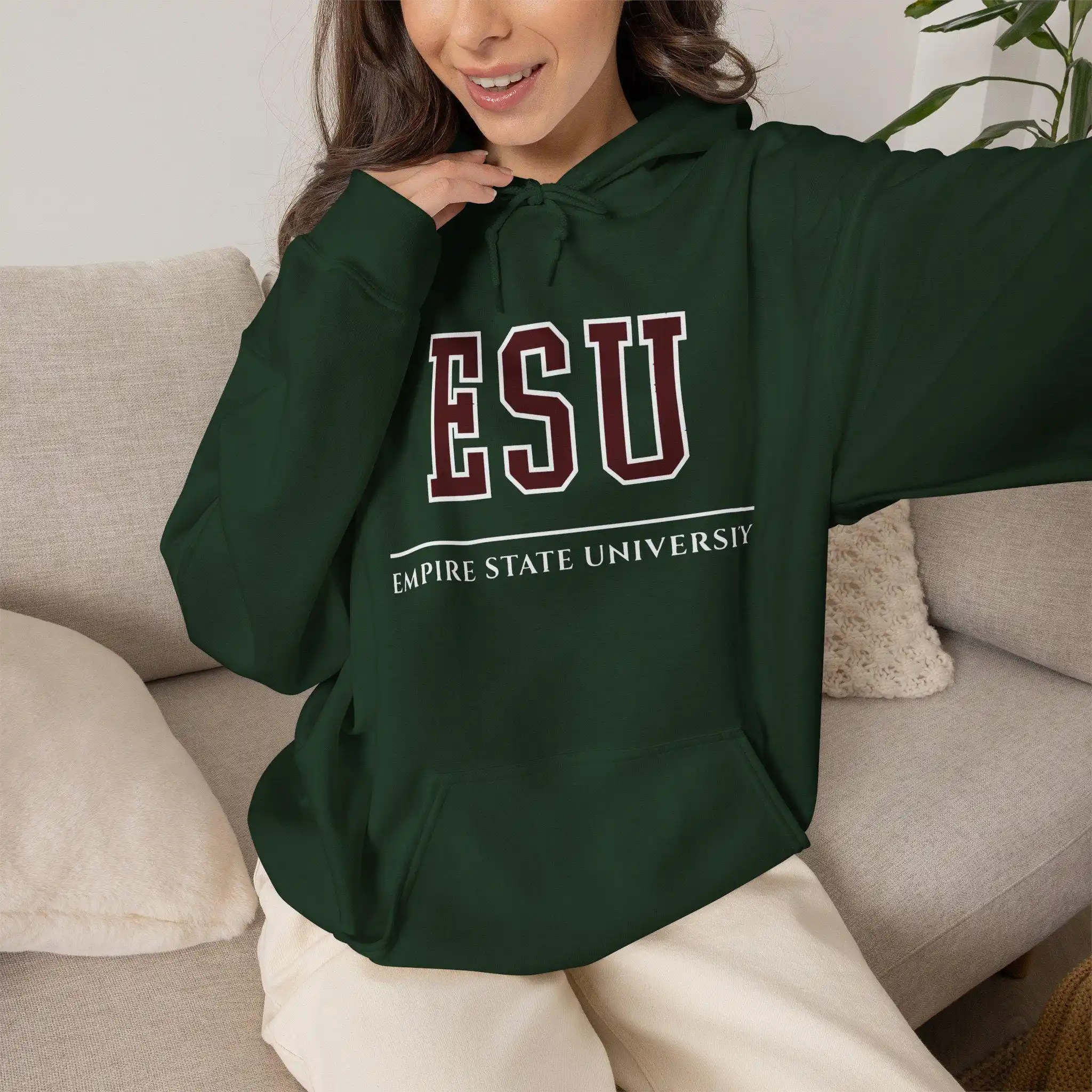 ESUエンパイアステート大学のフーディスウェットシャツ、トム - Streetwear Brand Hoodie のレビューと価格