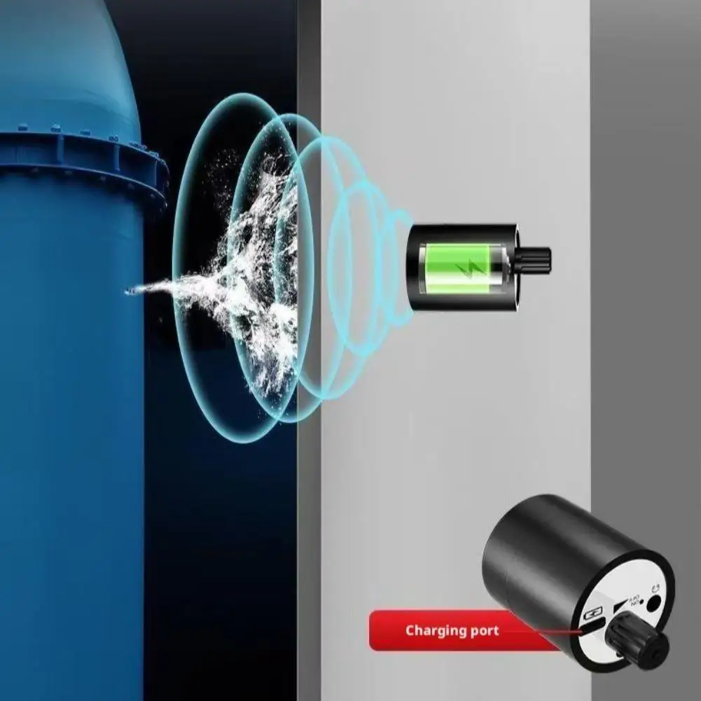 Water Leak With High Sensitive Soft White Headphone Cable Multi-functional Sound For Pipe Leak Sound Detection