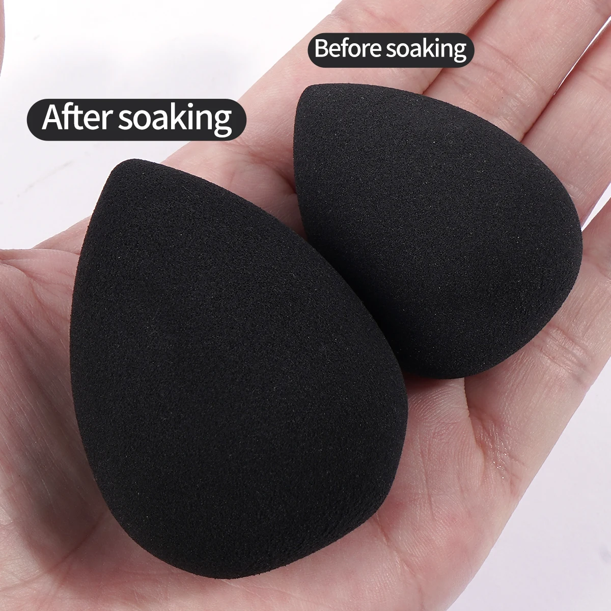 MAANGE 12 pz/set trucco Puff triangolo piumino da cipria Soft Beauty Egg Sponge Finger Puff per crema liquida strumenti per il trucco cosmetico