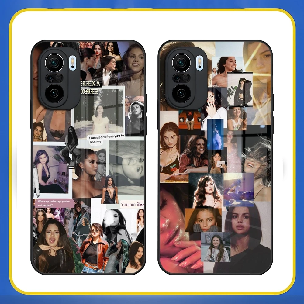 Selena Gomez Phone Case For Redmi 13 12 13c 12c Note 13 Pro Plus 11 12 Pro 10 12s 11s Tempered Glass Cover