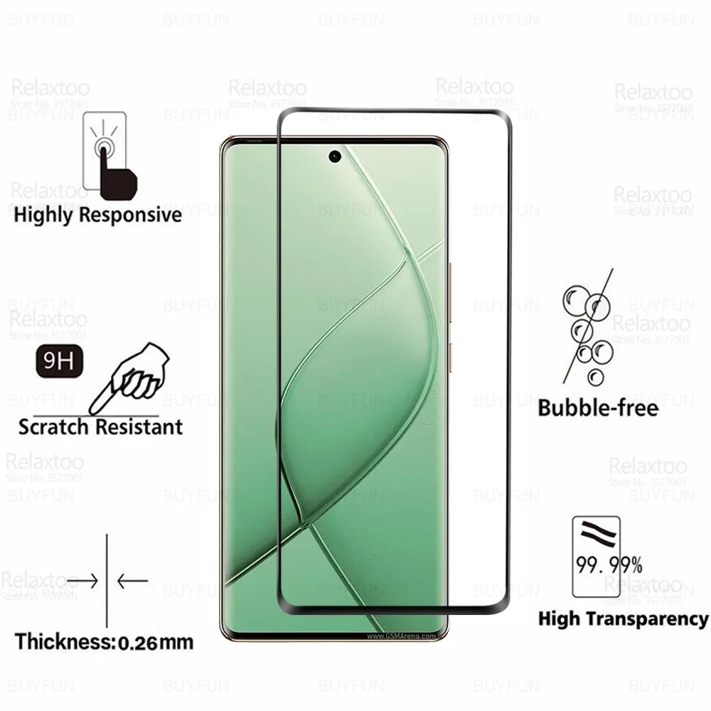 4in1 Curved Protective Glass For Tecno Spark 20 Pro+ Tempered Glass Spark20 Pro Plus Spark20ProPlus 4G KJ7 Lens Screen Protector