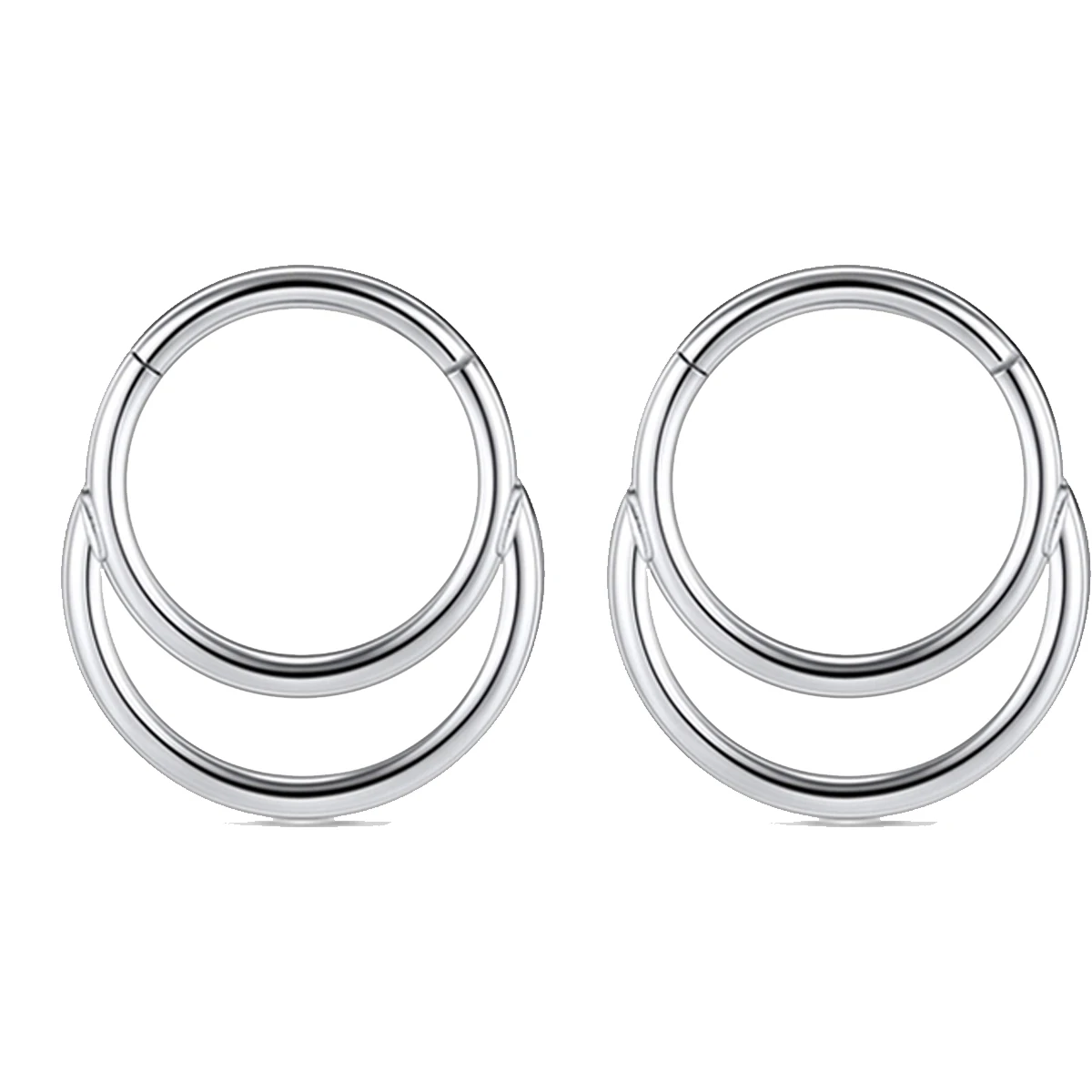 Hinged Nose Ring Hoop for Piercing Jewelry