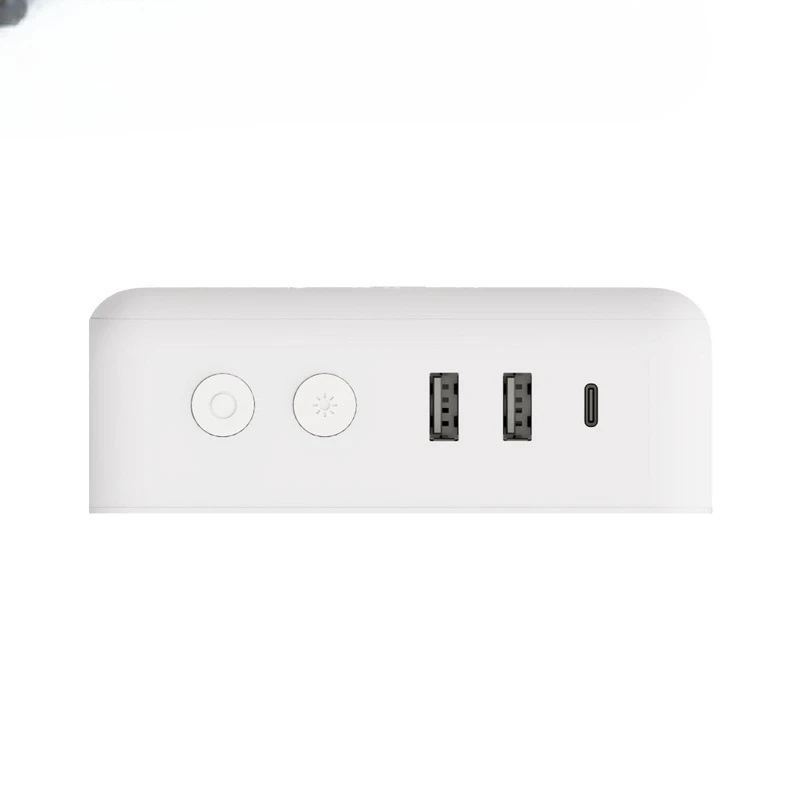 

Graffiti Smart Socket Alarm Clock Desktop Fast Charge Home Dormitory Office with USB