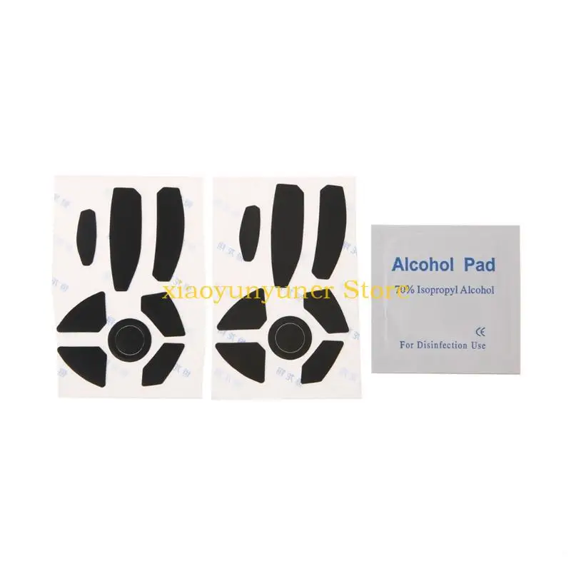 P9JB Mouse Skates Pads 2 Sets Rounded Curved Edges Mouse Feet Stickers Replacement Compatible for w/ for  Naga Ep ic Hex