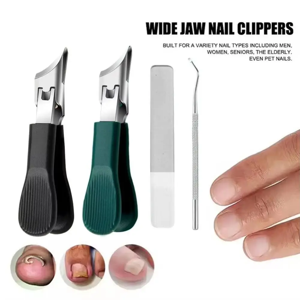 

Professional Anti-Splash Slant Edge Nail Clipper Eagle Beak Trim Nails Fingernail Clipper Stainless Steel Manicure Tool