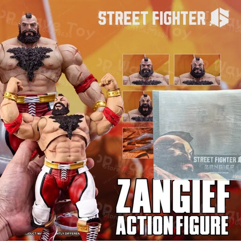 

НОВЫЙ АКЦИЯ ST Storm Toys Street Fighter 6 ZANGIEF Фигурки Подарочная коллекция Фигурка Мужской солдат Полный набор Модель игрушки