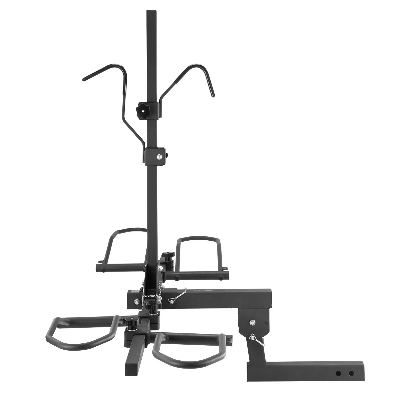 Hitch Mount Bike Rack, 2- Platform Style, 160 LBS Max Capacity for 2-inch Receiver, Titling and Folding Carrier with Tires up to
