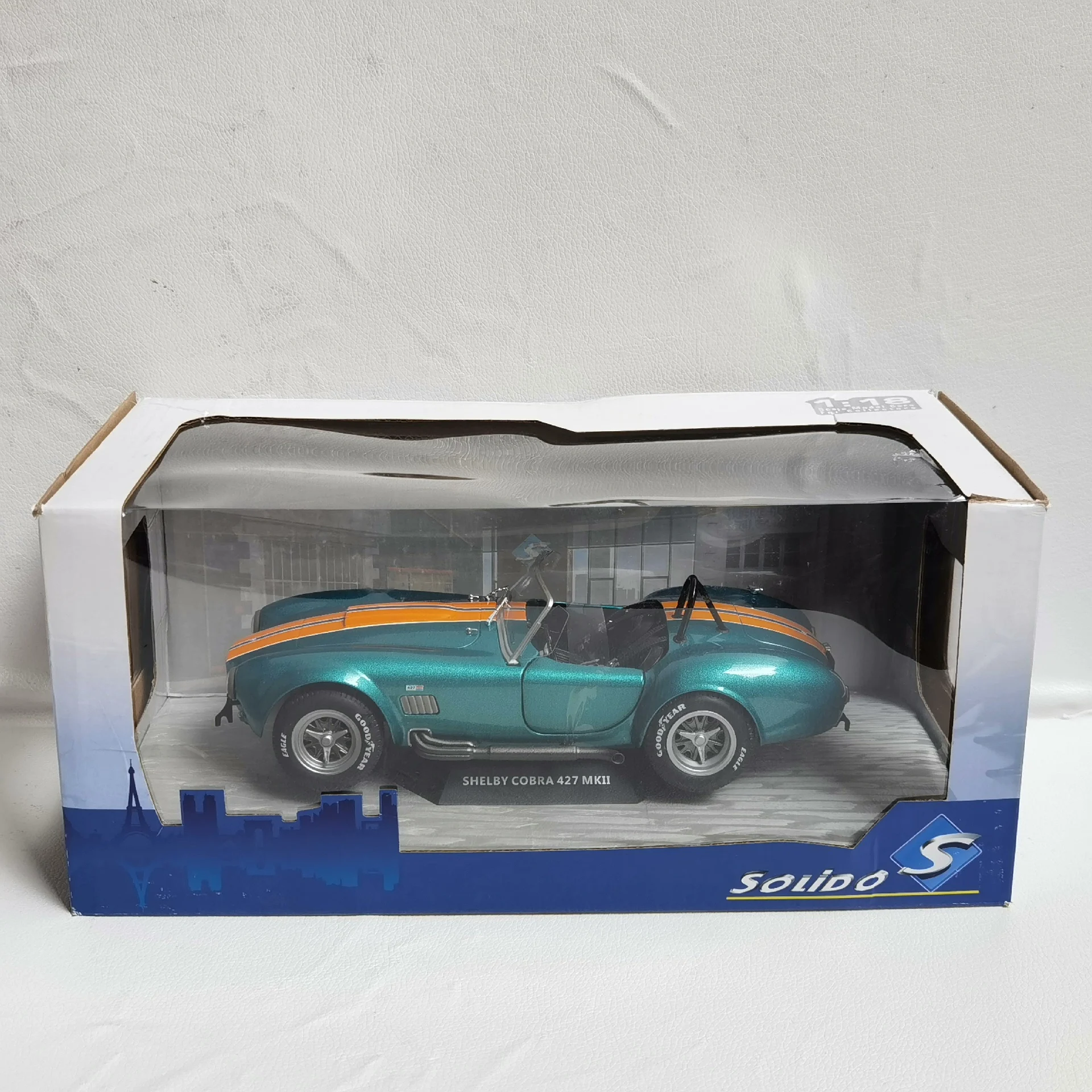 SOLIDO 1:18 SHELBY AC COBRA 427 MKII 1965 Simulation Alloy Car Model Diecast Toy Collectible Gifts Ornaments