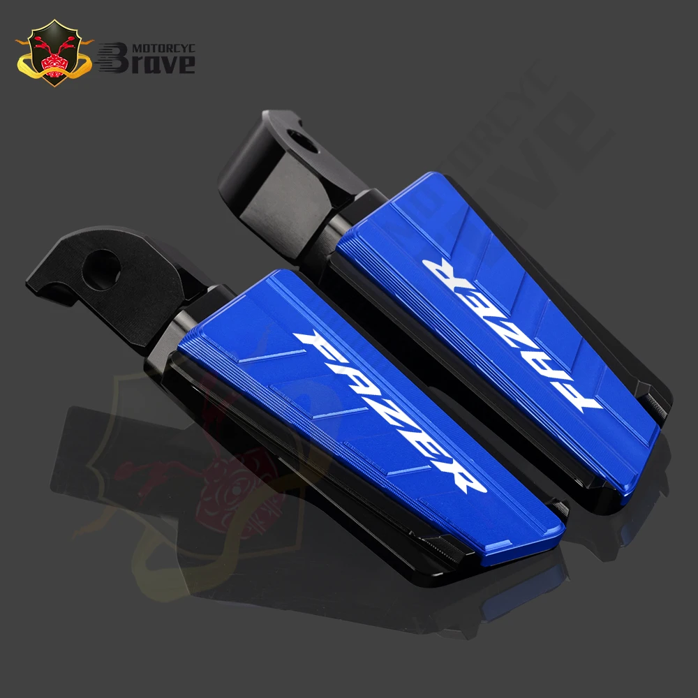 For Yamaha FZ6 FAZER FZ1 FZ25 FZ6 FZ8 FAZER FZ 6 Footpegs Rider Pedal Motorcycle Accessories CNC Rear Pedal Passenger Footrest