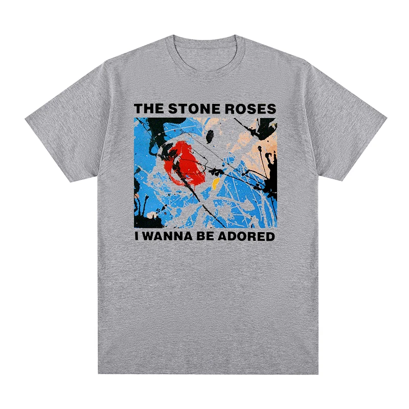 The Stone Roses T-shirt Wanna Be Adored Cotton Men T Shirt New TEE TSHIRT Womens Tops Unisex