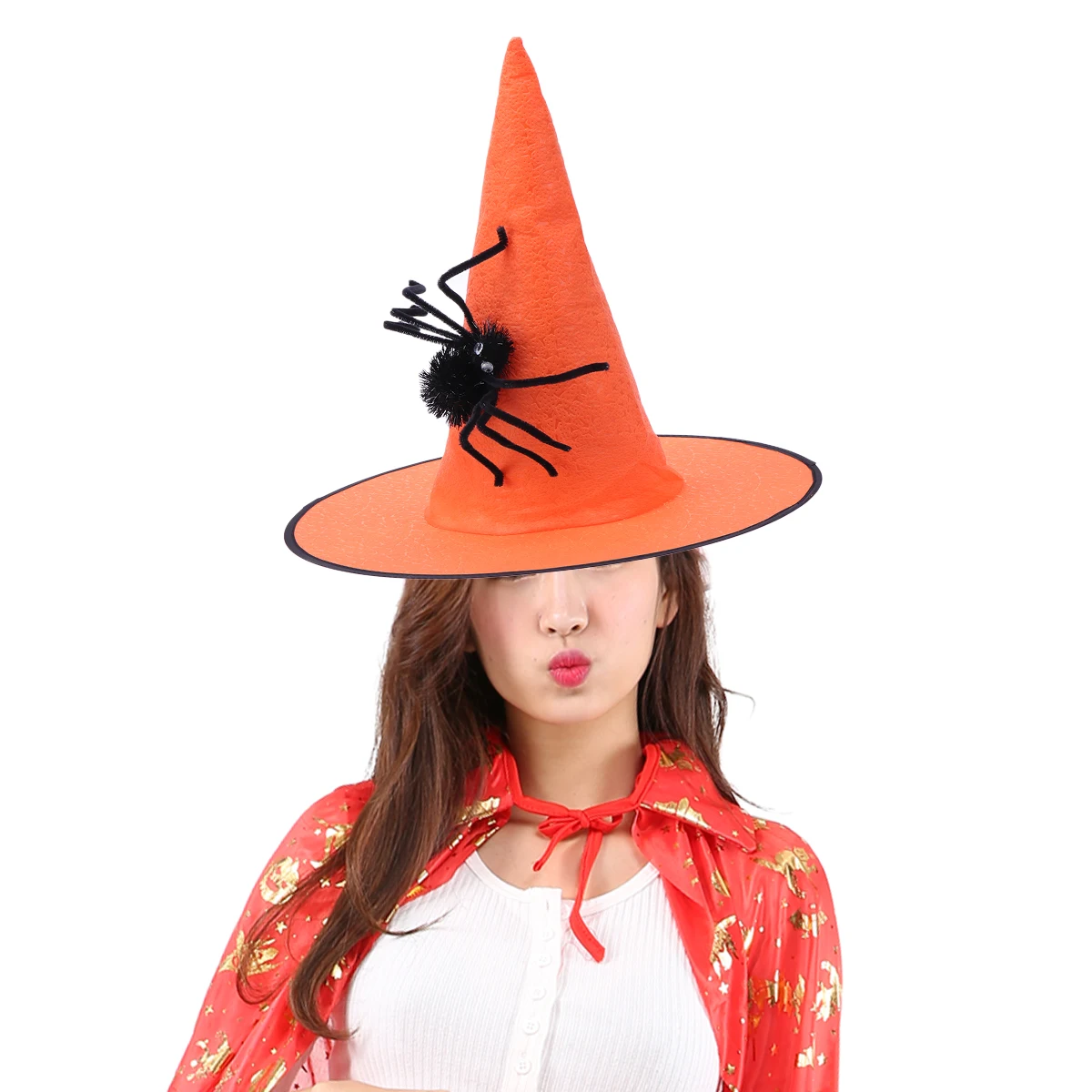 

Witch Hat Lightweight Long-lasting Halloween Masquerade Party Prop Perfect Gift Festive Fun Wear Costume Accessory