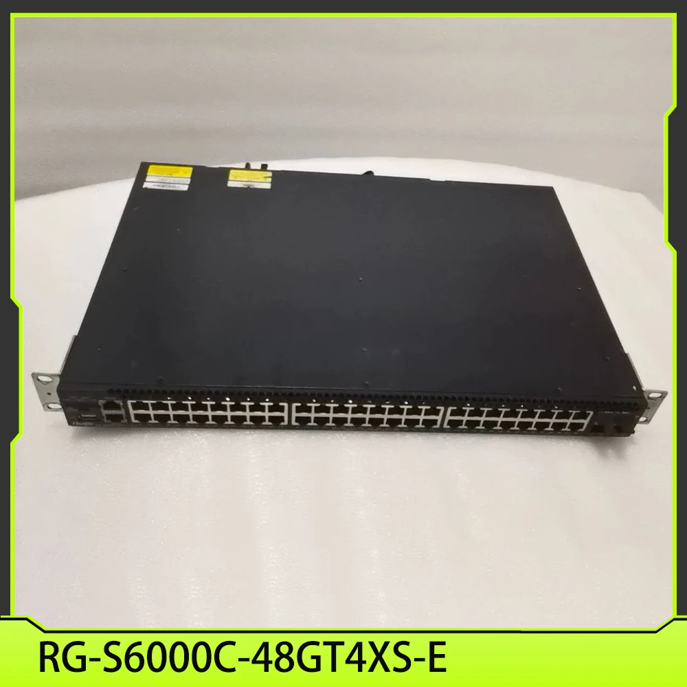 

10 Gigabit Switch 48 Gigabit Electrical Ports 4 10 Gigabit SFP+Optical Ports RG-S6000C-48GT4XS-E