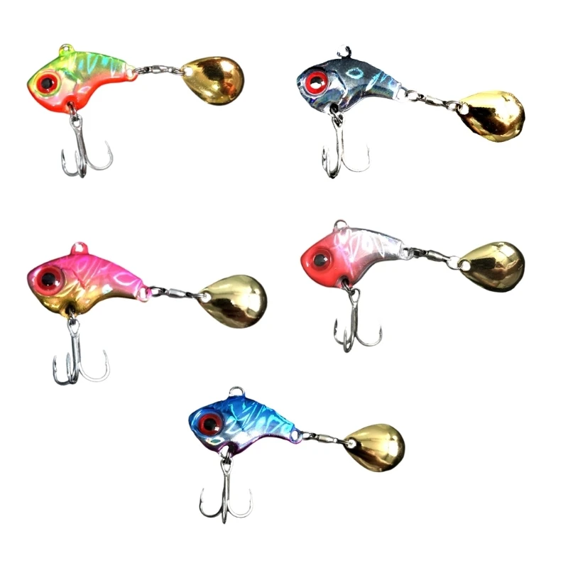 3 pçs colheres pesca iscas metal iscas peixe conjunto truta fundição spinner colher iscas peixe aço agudos gancho