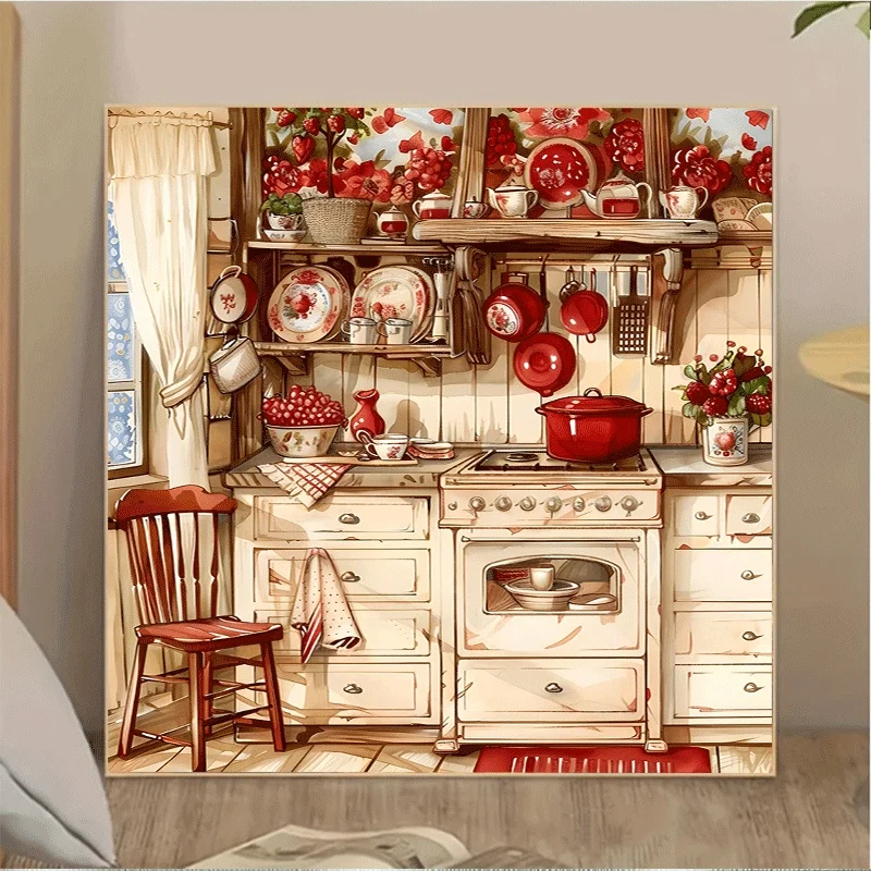 Bright and Beautiful Kitchen Jigsaw Puzzle 500/1024 PCS Holiday Stress Relieving Fun Games Home Decor Holiday Gifts