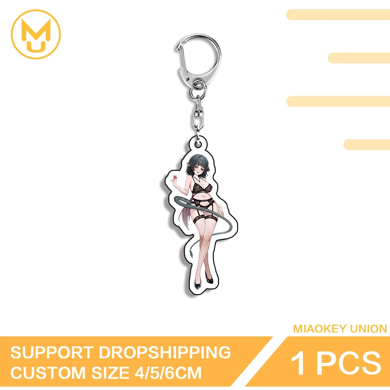 مغر جين دو Zenless منطقة صفر فتاة فريدة من نوعها حية مزدوجة الوجهين الاكريليك كيرينغ الإبداعية شخصية مسلية المجوهرات