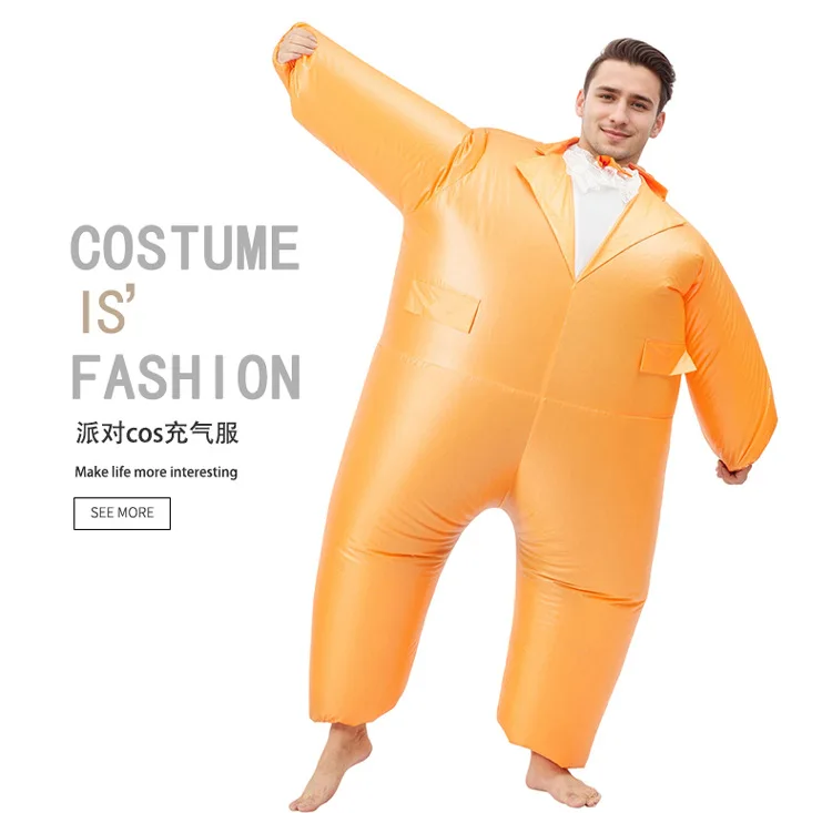 Fun Flash Mob Cosplay Costumes Halloween Party Outfits Silly Inflatable Costumes