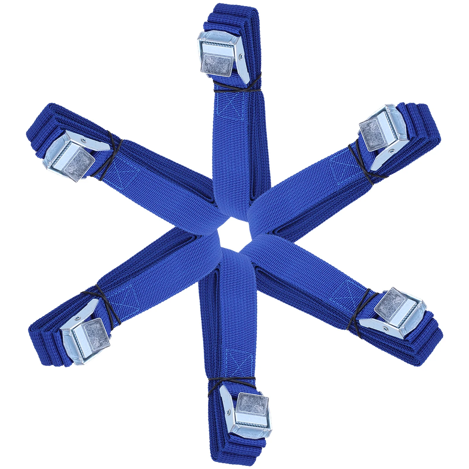 

6PCS Cargo Straps Heavy Duty Luggage Rooftop Webbing Buckles Vehicle Travel Packing Accessories Anti Slip Car Roof