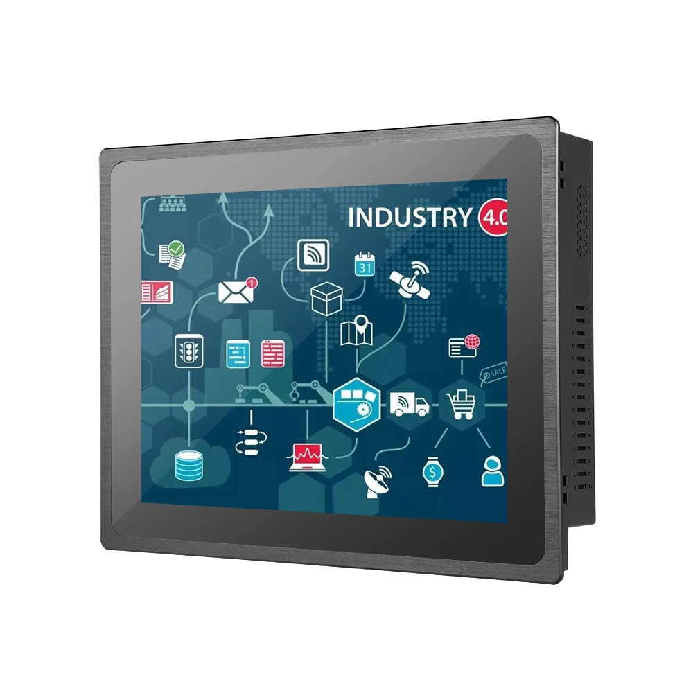 2020 fanless embedded android tablet pc 12 inch capacitive touch screen all in one industrial grade panel pc for car using