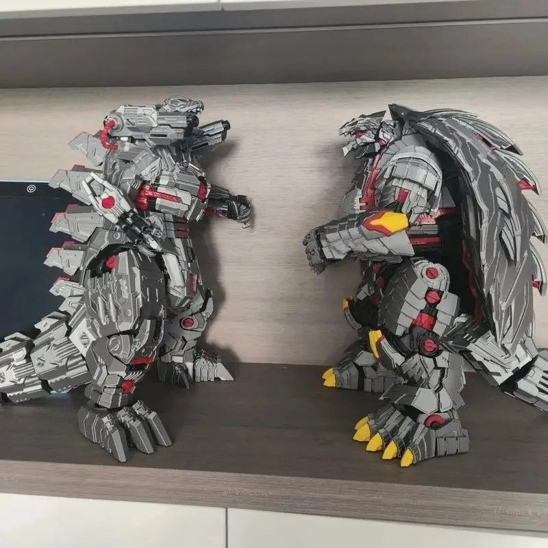 

3D-печатная механическая модель атомного дракона, робот-игрушка, интернет-хит, сборный мех-монстр, настольное украшение