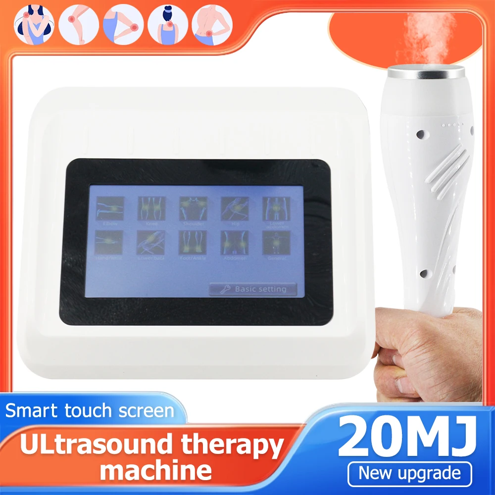 Physiotherapy Therapeutic Ultrasound Massager Body Muscle Pain Relief Ultrasonic Therapy Machine 20MJ Portable Body Massage New